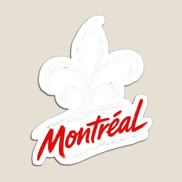 Item preview, Montreal Fleur De Lis French Quebec Brush Art designed and sold by Fenay Designs.