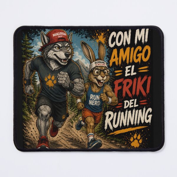 Item preview, Running with my running geek friend designed and sold by Mangurrian Shop.