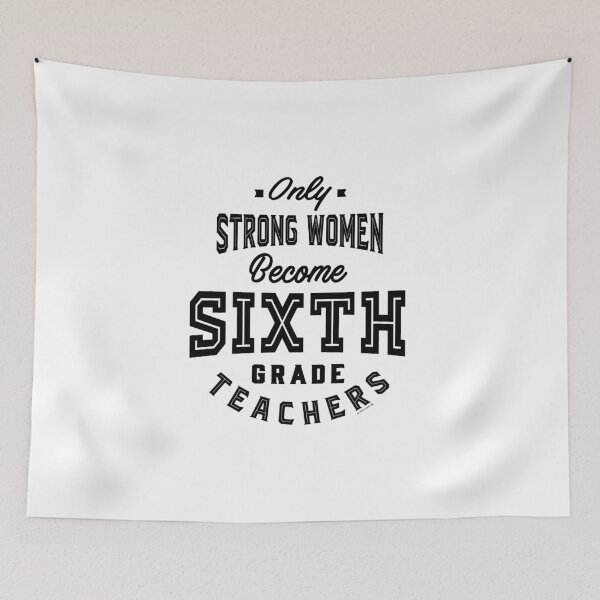 Item preview, Sixth Grade Teacher designed and sold by cidolopez.
