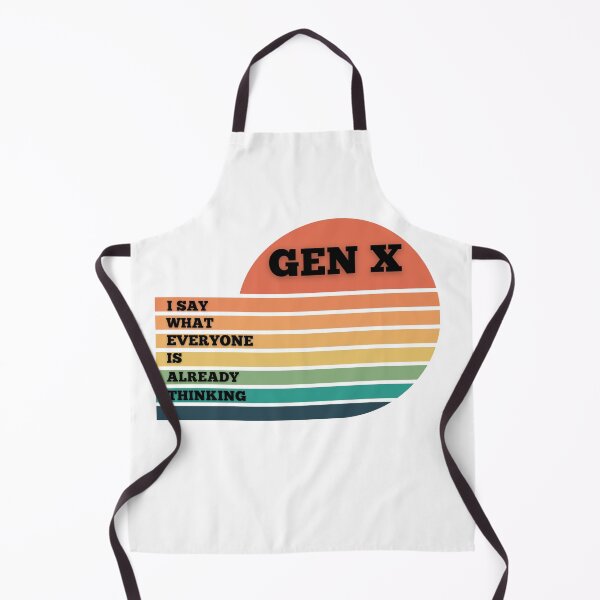 Item preview, Gen X I Say What Everyone Is Already thinking Retro Multicolour Circle T-shirt designed and sold by Teechuckle.