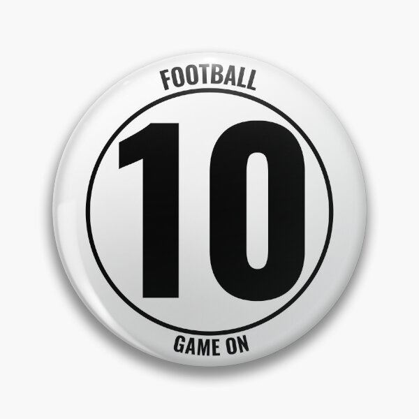 Item preview, football Number 10 | Game On Design designed and sold by Rush2Buy.