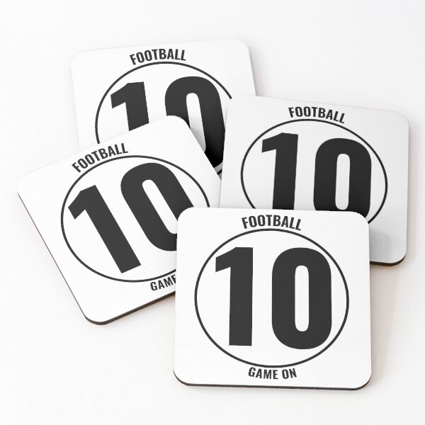 Item preview, football Number 10 | Game On Design designed and sold by Rush2Buy.