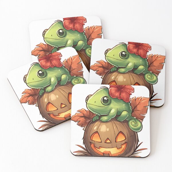 Item preview, Jack-O-Coconut Chameleon designed and sold by pumsquare.