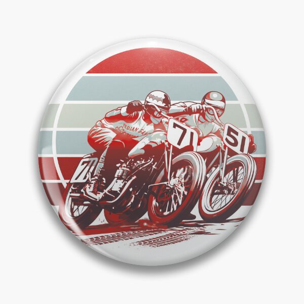 Item preview, 1950s Indian Scout Flat Track Racing Vintage Propaganda designed and sold by EdGraphy.