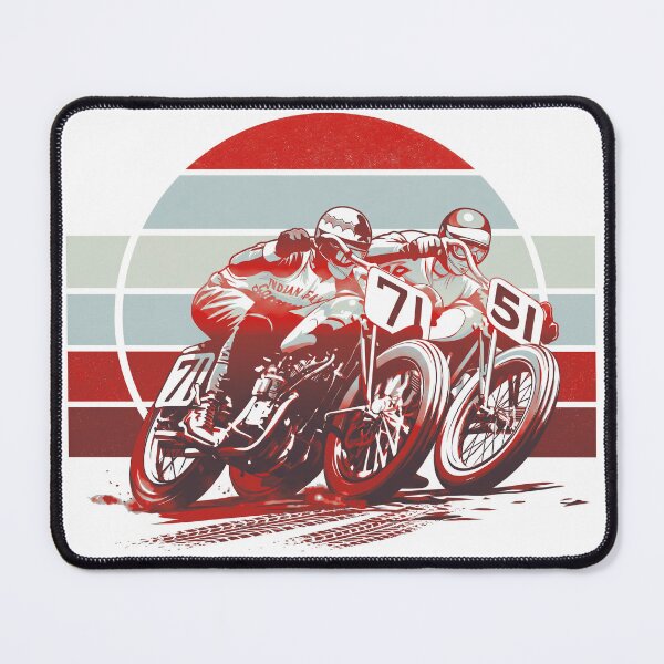 Item preview, 1950s Indian Scout Flat Track Racing Vintage Propaganda designed and sold by EdGraphy.