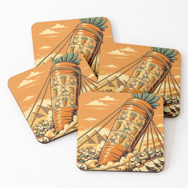Item preview, Carrot Builders – Ancient Bunny Civilization designed and sold by Dogandesighn.