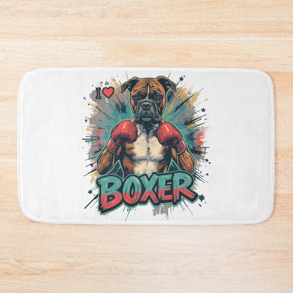 Item preview, I Love Boxer Dog Boxing Gloves  designed and sold by Girlsale.