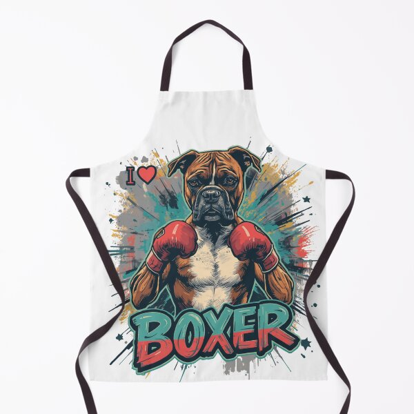 Item preview, I Love Boxer Dog Boxing Gloves designed and sold by Girlsale.