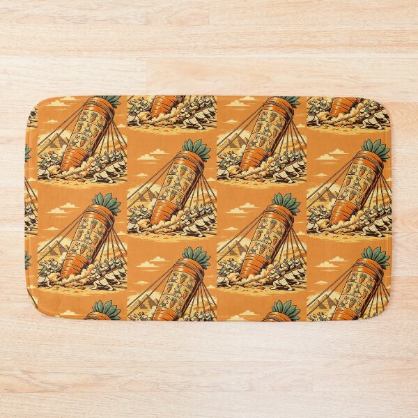 Item preview, Carrot Builders – Ancient Bunny Civilization designed and sold by Dogandesighn.