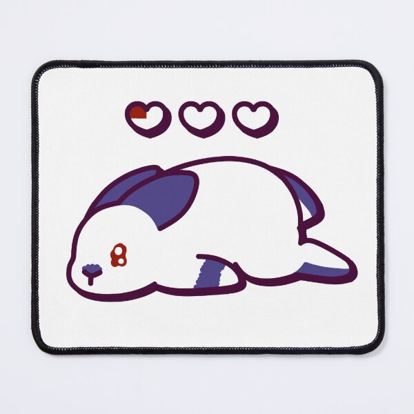Item preview, Mona the Bunny Low On Hearts– Cute Kawaii-Inspired Design designed and sold by dittoon.