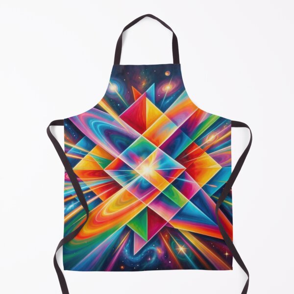 Item preview, Pop Art-inspired geometric neon pattern with cosmic energy in the style of modern Warhol aesthetics designed and sold by FotoworldEdel.