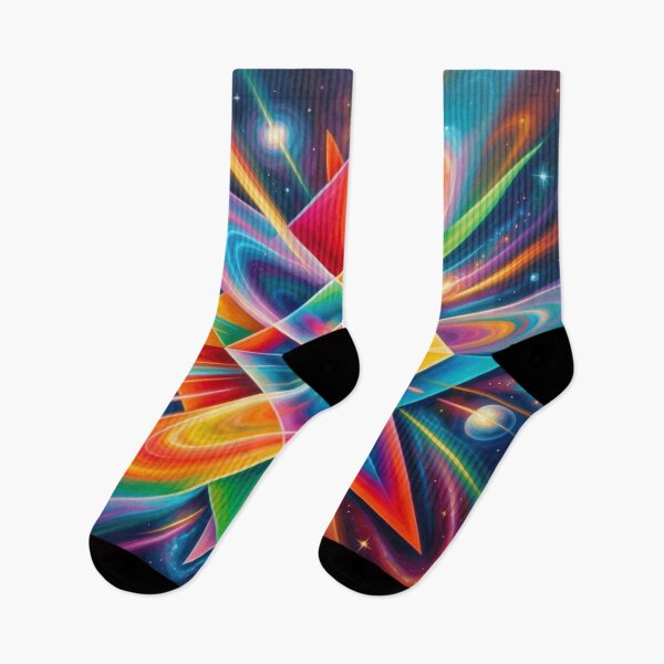 Item preview, Pop Art-inspired geometric neon pattern with cosmic energy in the style of modern Warhol aesthetics designed and sold by FotoworldEdel.