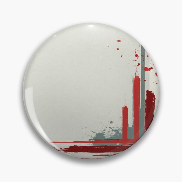 Item preview, Minimalist Red Splash Horizon Abstract Composition - Textured Red Palette No.28 designed and sold by SlowRegardArt.