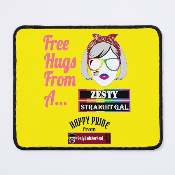 Item preview, Free Hugs Zesty Straight Gal (Yellow) *More Colors Available in Collection designed and sold by OnlyDadsForReal.