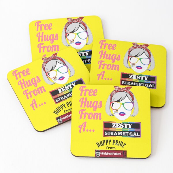 Item preview, Free Hugs Zesty Straight Gal (Yellow) *More Colors Available in Collection designed and sold by OnlyDadsForReal.