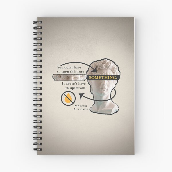 Item preview, Marcus Aurelius Quote - You don't have to turn this into something - Artwork Print File designed and sold by Carry The Fire Creative.