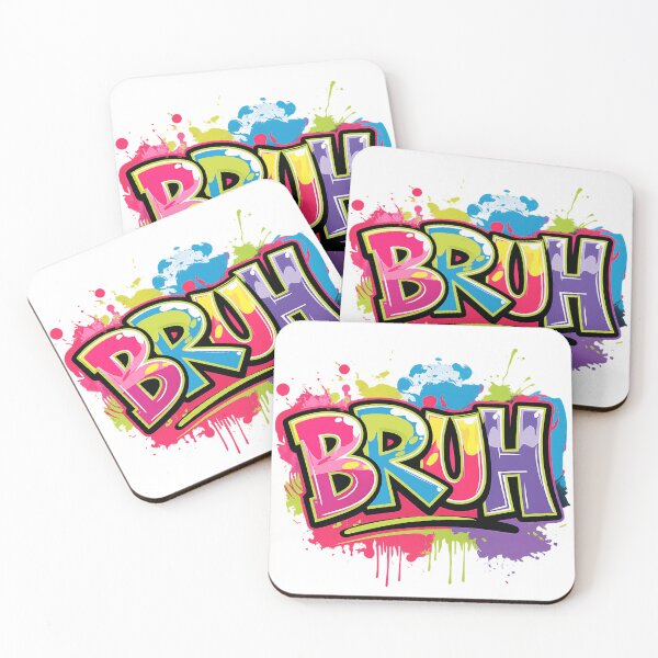 Item preview, BRUH Graffiti – Color Splash Street Art  designed and sold by stickyverselab.