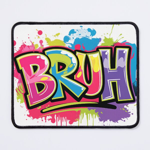 Item preview, BRUH Graffiti – Color Splash Street Art designed and sold by stickyverselab.