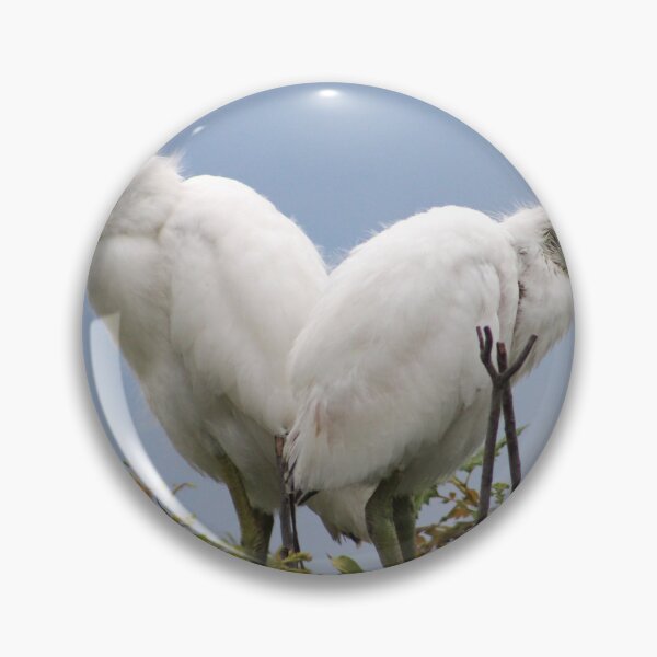 Item preview, Two White Herons in a Bush designed and sold by Cynthia48.