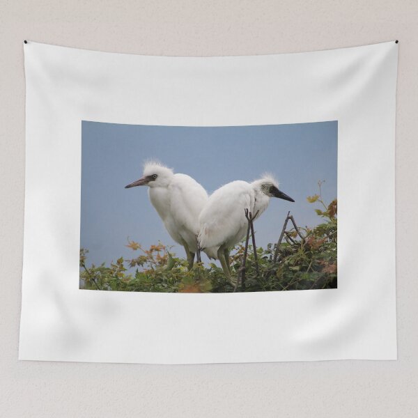 Item preview, Two White Herons in a Bush designed and sold by Cynthia48.