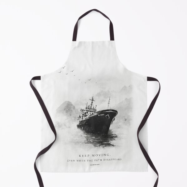 Item preview, Keep Moving Shipwreck Vintage White T-Shirt Dark Nautical designed and sold by IXM_CREATION.