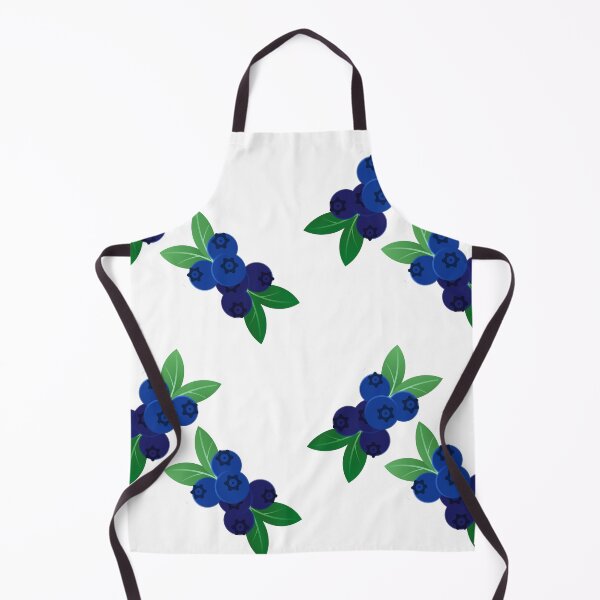 Item preview, Blueberry seamless pattern with green leaves botanical berry repeat design isolated designed and sold by Longsilp.
