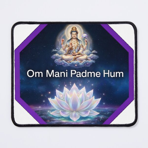Item preview, Om Padme Hum - Cosmic Meditation Design designed and sold by bluesirian22.