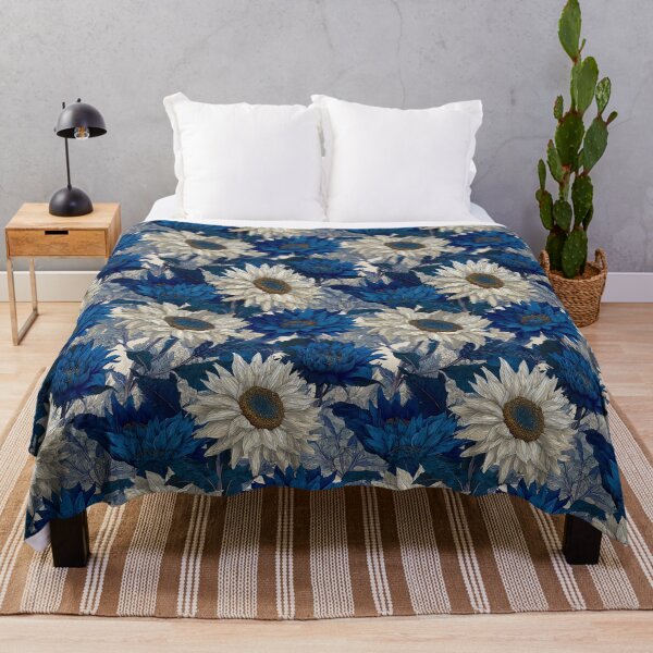 Item preview, Colorful Sunflower Print - Flower Garden Pattern - One Year Anniversary Gifts designed and sold by RoyalStarsPatts.