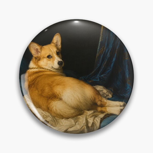 Item preview, Corgi Grande Odalisque Parody Classical Painting Dog Lover designed and sold by bosamji.