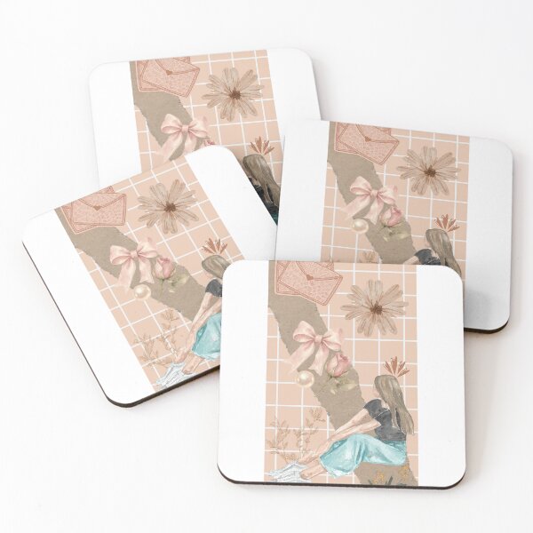 Item preview, Kawaii cute aesthetic girl and her thoughts  designed and sold by happypanda20.
