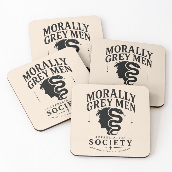 Item preview, Morally Grey Men Fan Club – Fantasy Reader Gothic Aesthetic Design designed and sold by Moonwoven Studio.