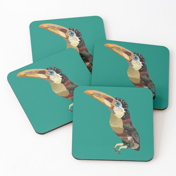 Item preview, Curl-Crested Aracari Bird Design | Tropical Rainforest Toucan Relative designed and sold by PrettylittlepastelUk.