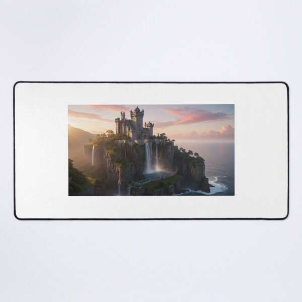 Item preview, "Dawns Whisper: Misty Castle on the Eternal Cliff" designed and sold by SkyKing Ron.