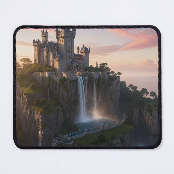 Item preview, "Dawns Whisper: Misty Castle on the Eternal Cliff" designed and sold by SkyKing Ron.
