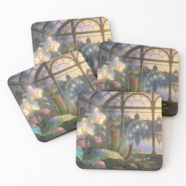 Item preview, Enchanted Orchid Glasshouse at Twilight designed and sold by BlareBlare.