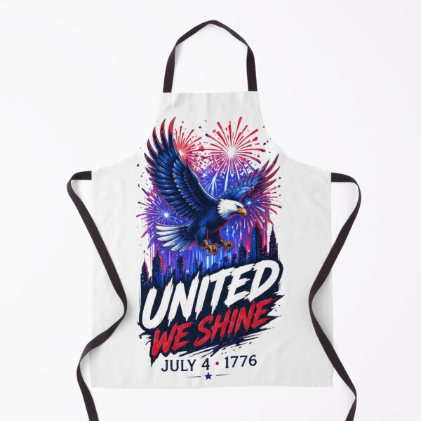 Item preview, United We Shine Patriotic Eagle July 4th designed and sold by novaduman.