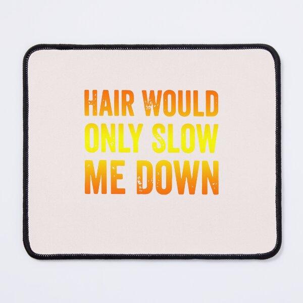 Item preview, Hair Would Only Slow Me Down Retro Gradient Bald Guy designed and sold by mari-kayden.