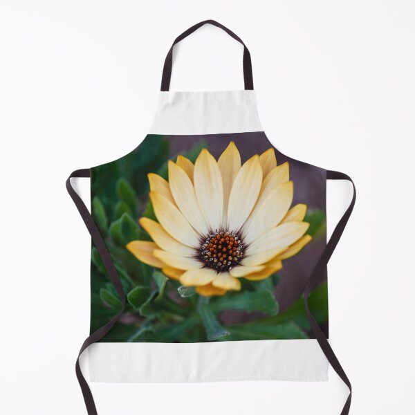 Item preview, Close-Up Yellow Daisy Flower With Dark Center Against Green Leaves Macro Garden Bloom designed and sold by Nmallia.