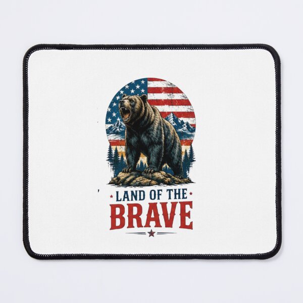 Item preview, Land of the Brave Patriotic Bear designed and sold by novaduman.