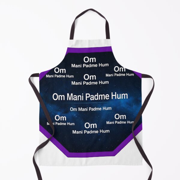 Item preview, Om Padme Hum 9x Sacred Geometry Mantra Design designed and sold by bluesirian22.