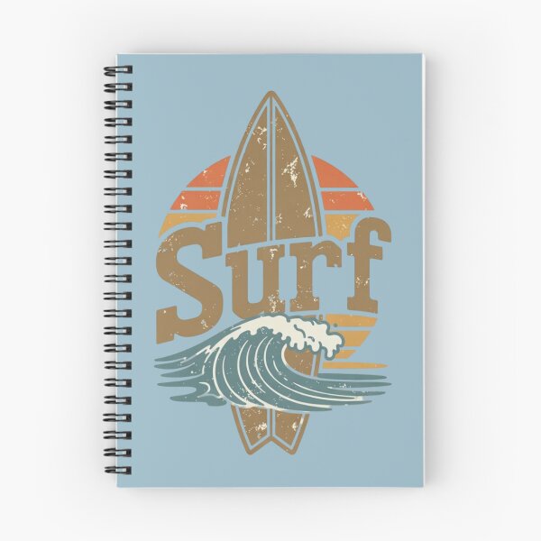 Item preview, Classic Retro Surfboard Sunset Tee designed and sold by InkWeaveShop.