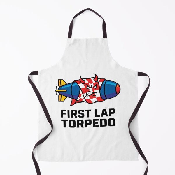 Item preview, The First Lap Torpedo - Sim Racing Humor designed and sold by GarageGraphics.
