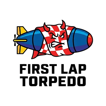 Artwork thumbnail, The First Lap Torpedo - Sim Racing Humor by GarageGraphics