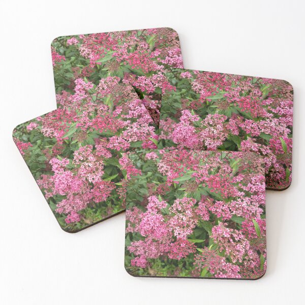 Item preview, Pink Spirea Garden Blossoms designed and sold by PhuongVoArt.