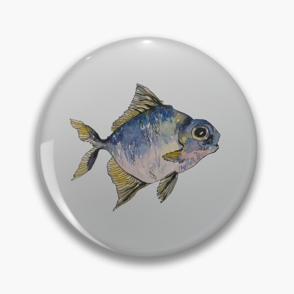 Artikelvorschau, Aquarell-Fischgemälde entworfen und verkauft von NinaHalfNinja.