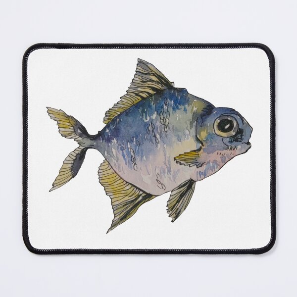 Item preview, Watercolour fish painting designed and sold by NinaHalfNinja.
