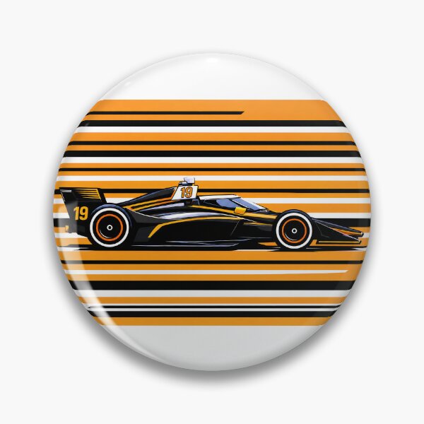 Item preview, Dennis Hauger #19 IndyCar Side Profile designed and sold by PitWallArt.