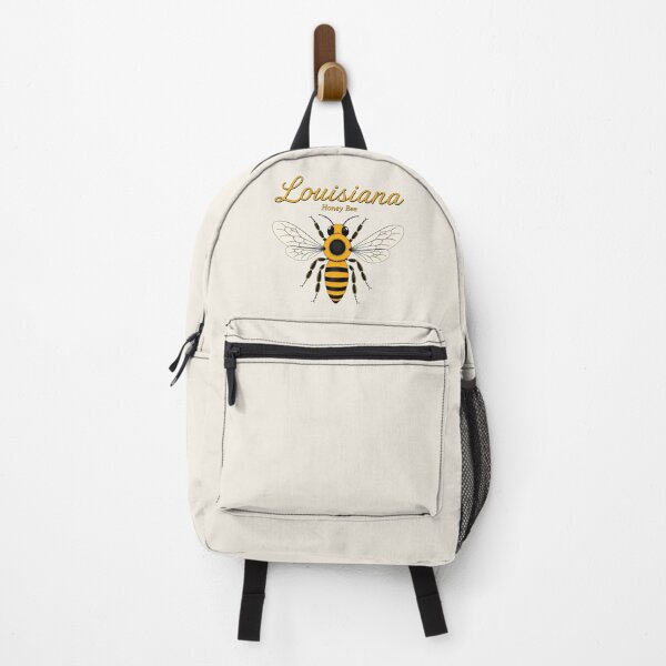 Item preview, Louisiana Honey Bee State Insect Retro Poster designed and sold by The-Drip-Studio.