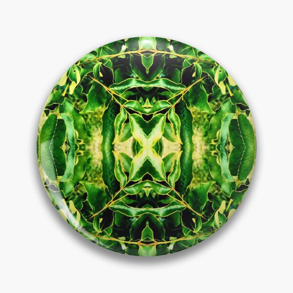 Item preview, Green Psychedelic Kaleidoscope Mandala Art designed and sold by MonaPovi.