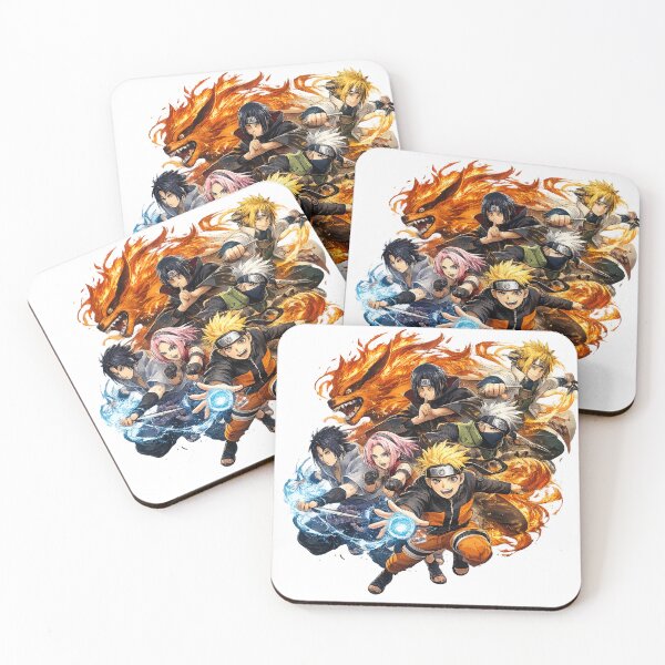 Item preview, Naruto Team Action Anime Illustration designed and sold by Walidsolo25.